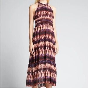 A.L.C. Elara Tie Dye Silk Maxi Dress Size 4